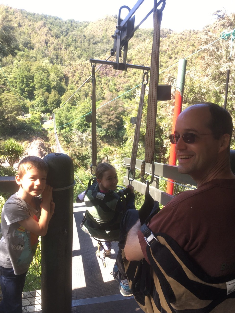 Neuseeland - Punakaiki - Am Nachmittag sind wir mit dem Tandem Flug geflogen!