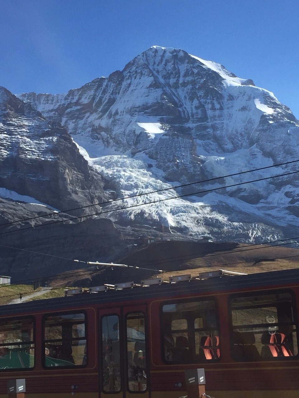 Station 7 -  - Und der JungfrauGletscher  in tollem Licht!