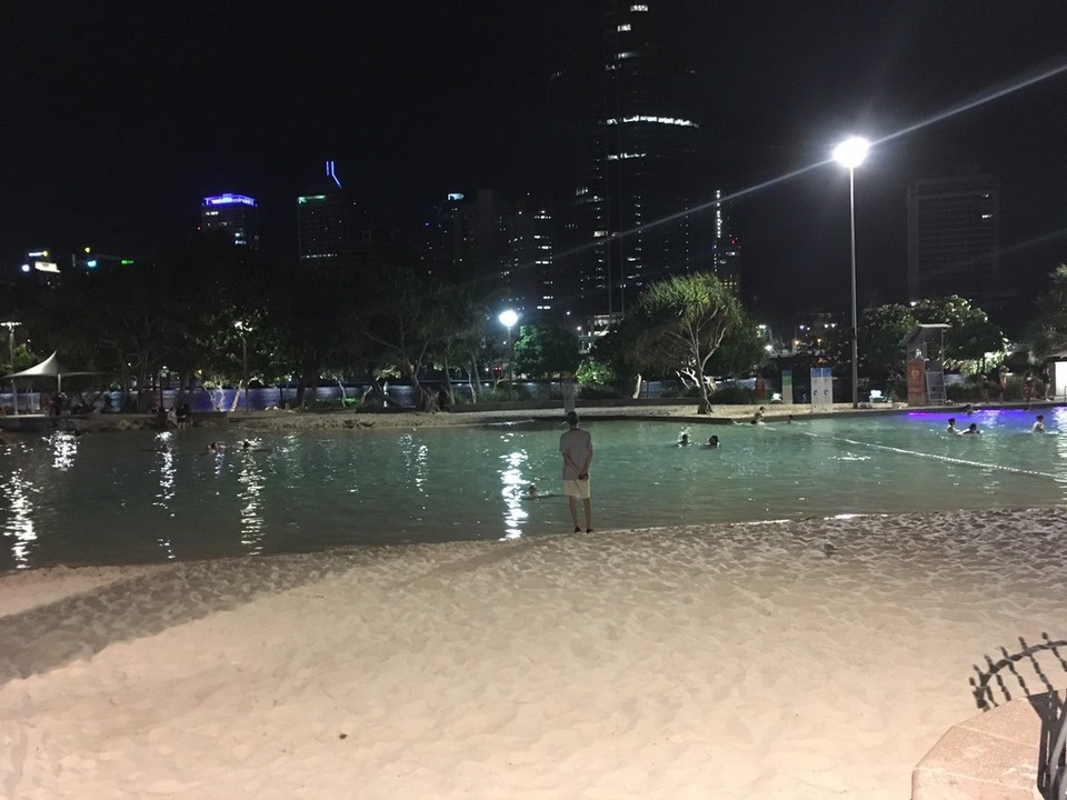 Australien - South Brisbane - Und hier noch mal mit Sand 