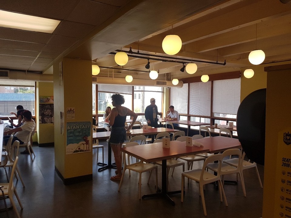 USA - Seattle - Frühstücksraum im Hostel