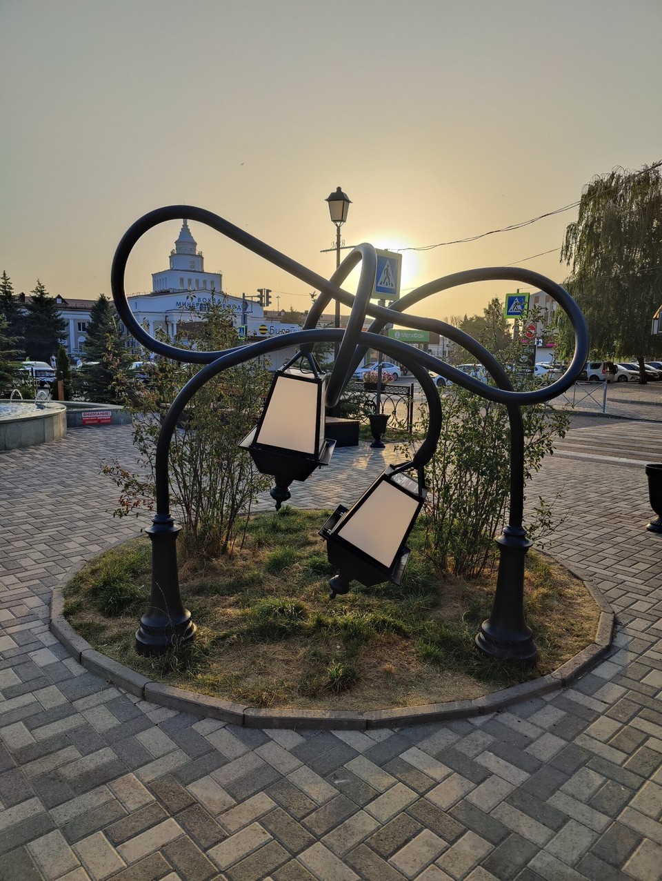 Russland - Golitsyno - Morgendliche Sonne über Min. Wodi