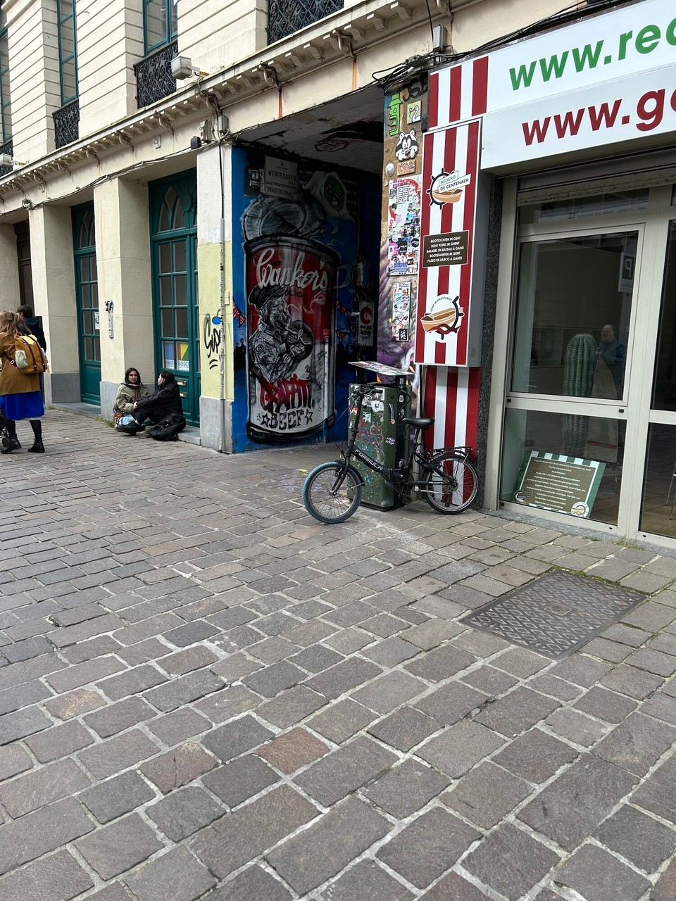 Belgien - Gent - Eingang Grafiti Street