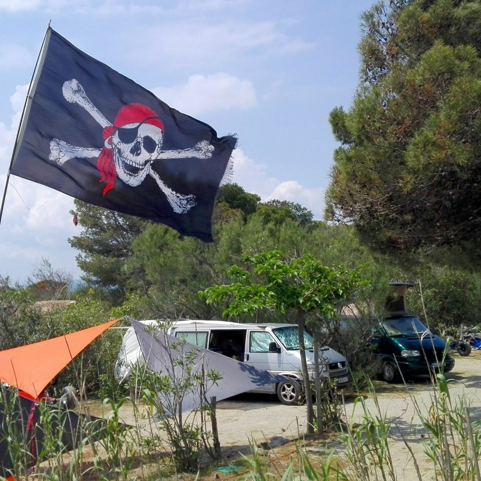 Frankreich - Plage de la Franqui - Chillin' with the pirats