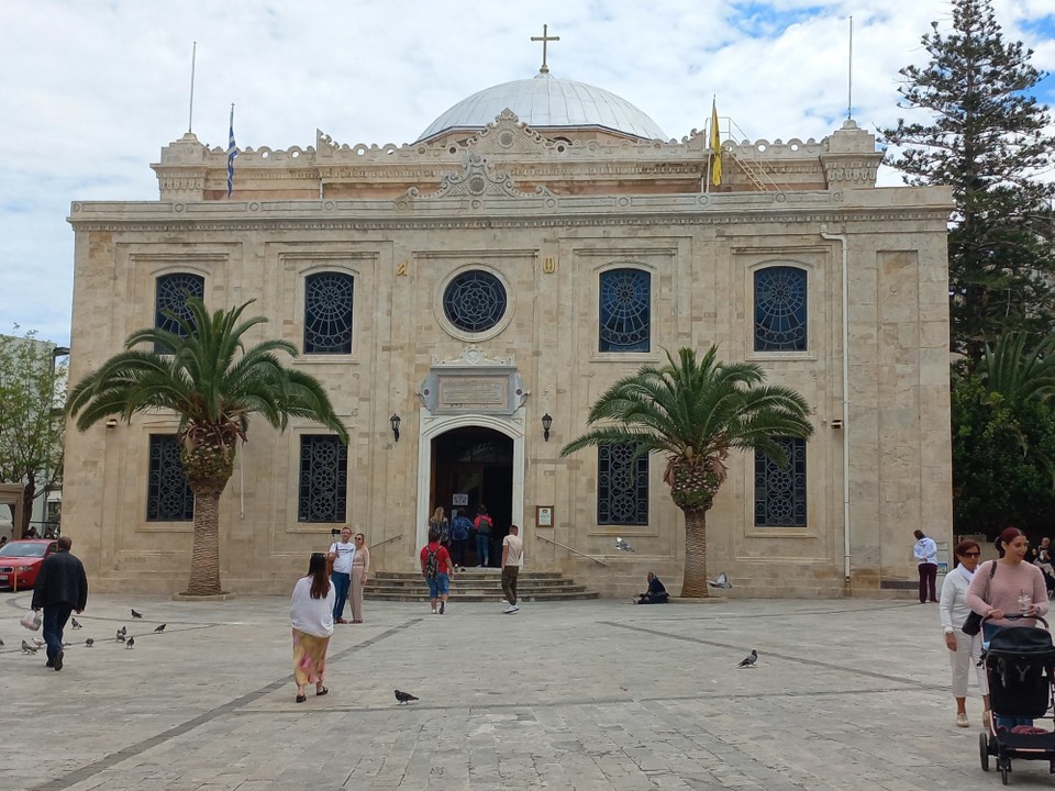 Griechenland - Iraklion - Agios Titus, orthodoxer Kirchenbau