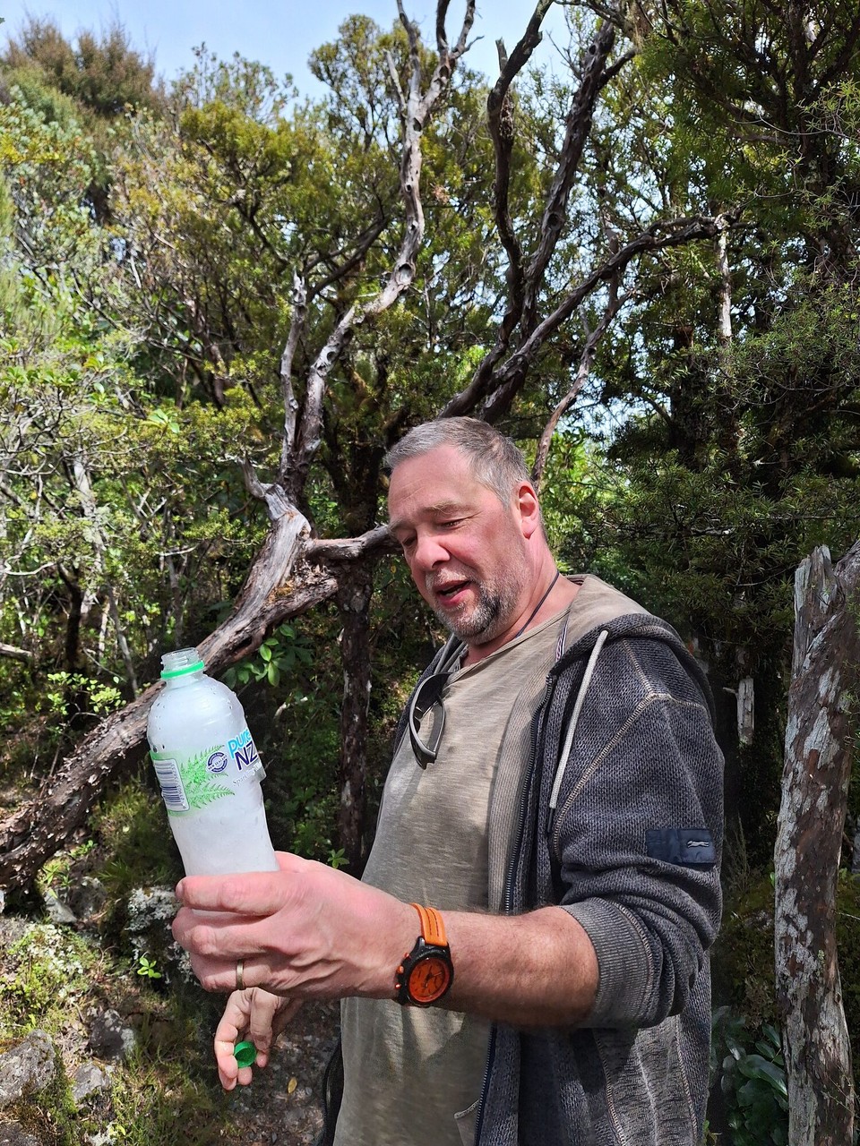 Neuseeland - Turangi - wie gut gekühlten Wasser schmeckt 