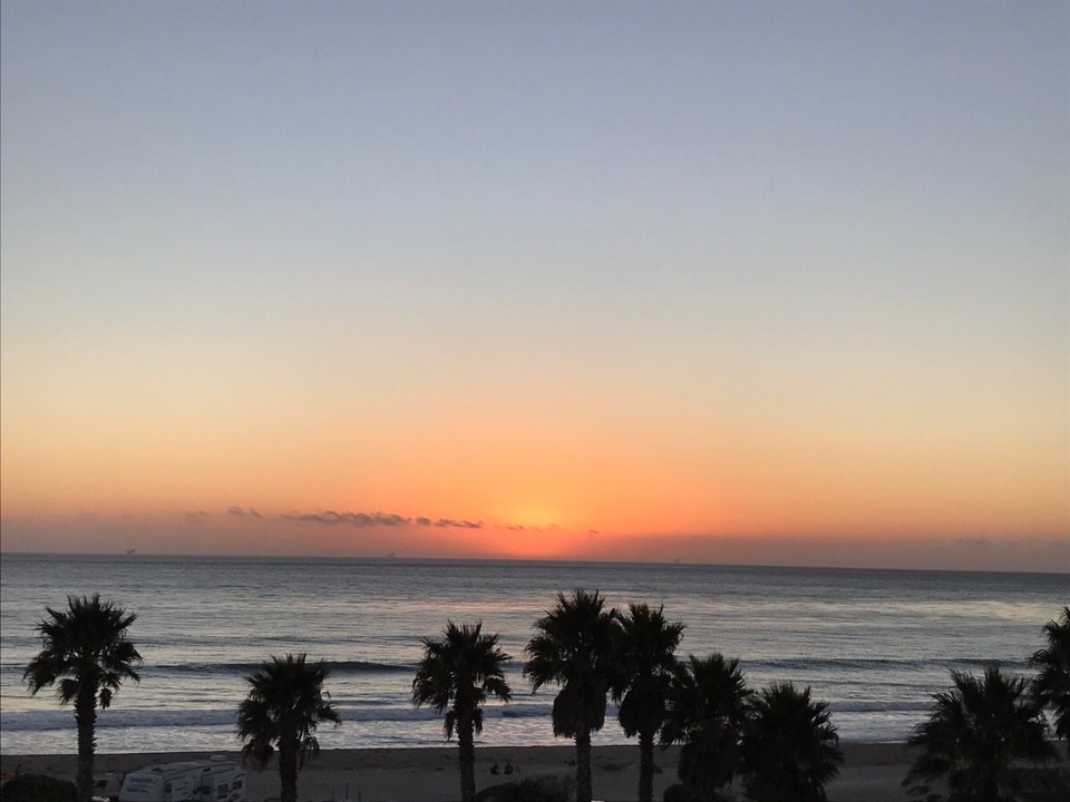 Vereinigte Staaten - Lompoc - Letzter Abend Sonnenuntergang und Lecker Fleisch
