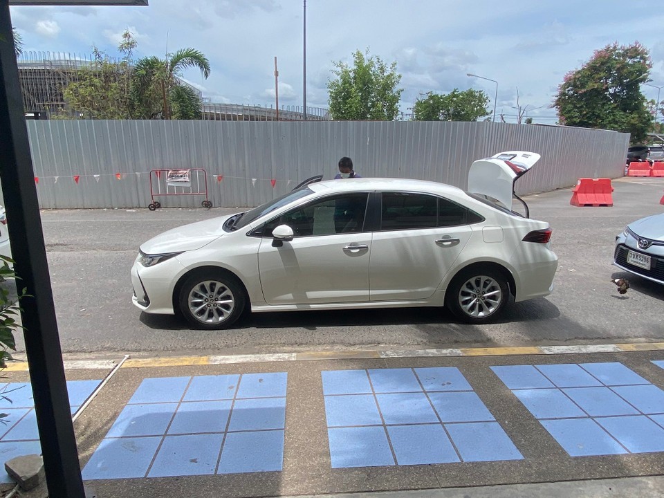 Thailand - Hua Hin - Unser Mietwagen für die nächste Woche. 
Übernommen am Flughafen.