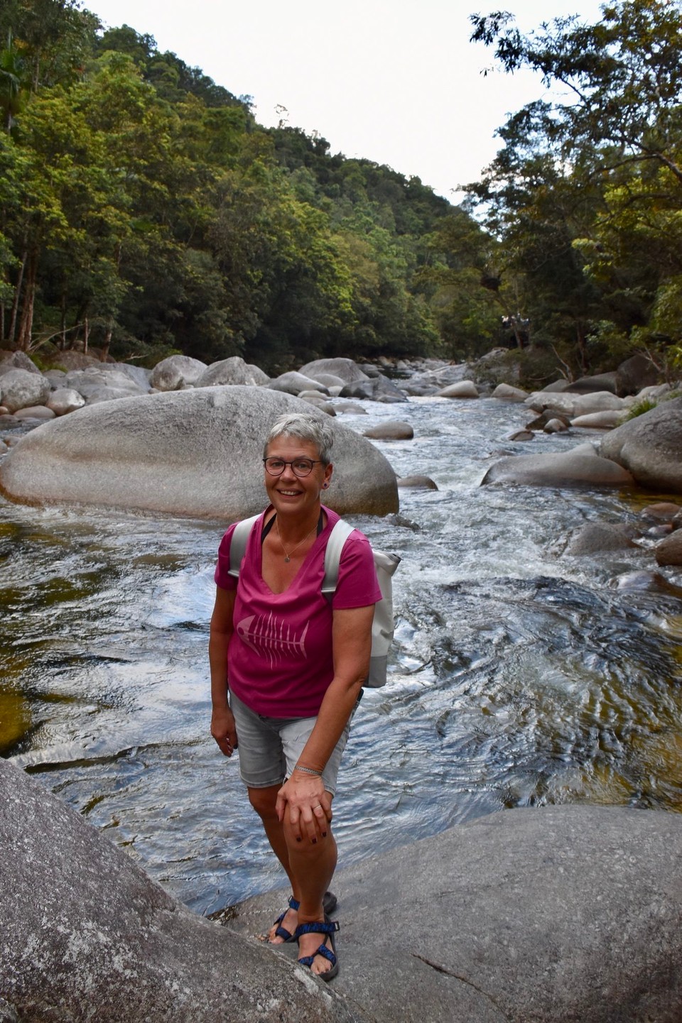 Australien - Mossman Gorge - Geschafft von unserer Wanderung durch den Regenwald.