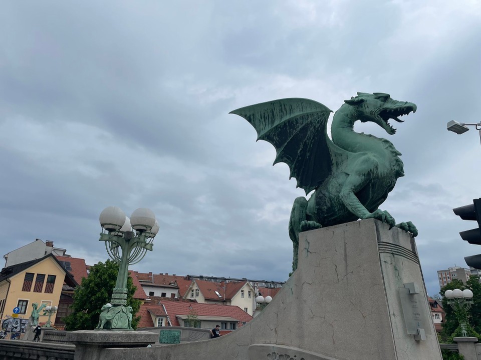 Slowenien - Ljubljana - Drachenbrücke & Wahrzeichen 