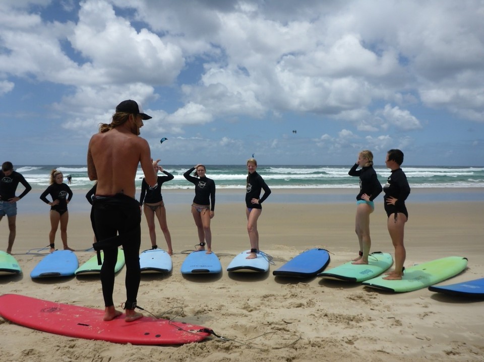 Australien - Byron Bay - Erste Einweisung....