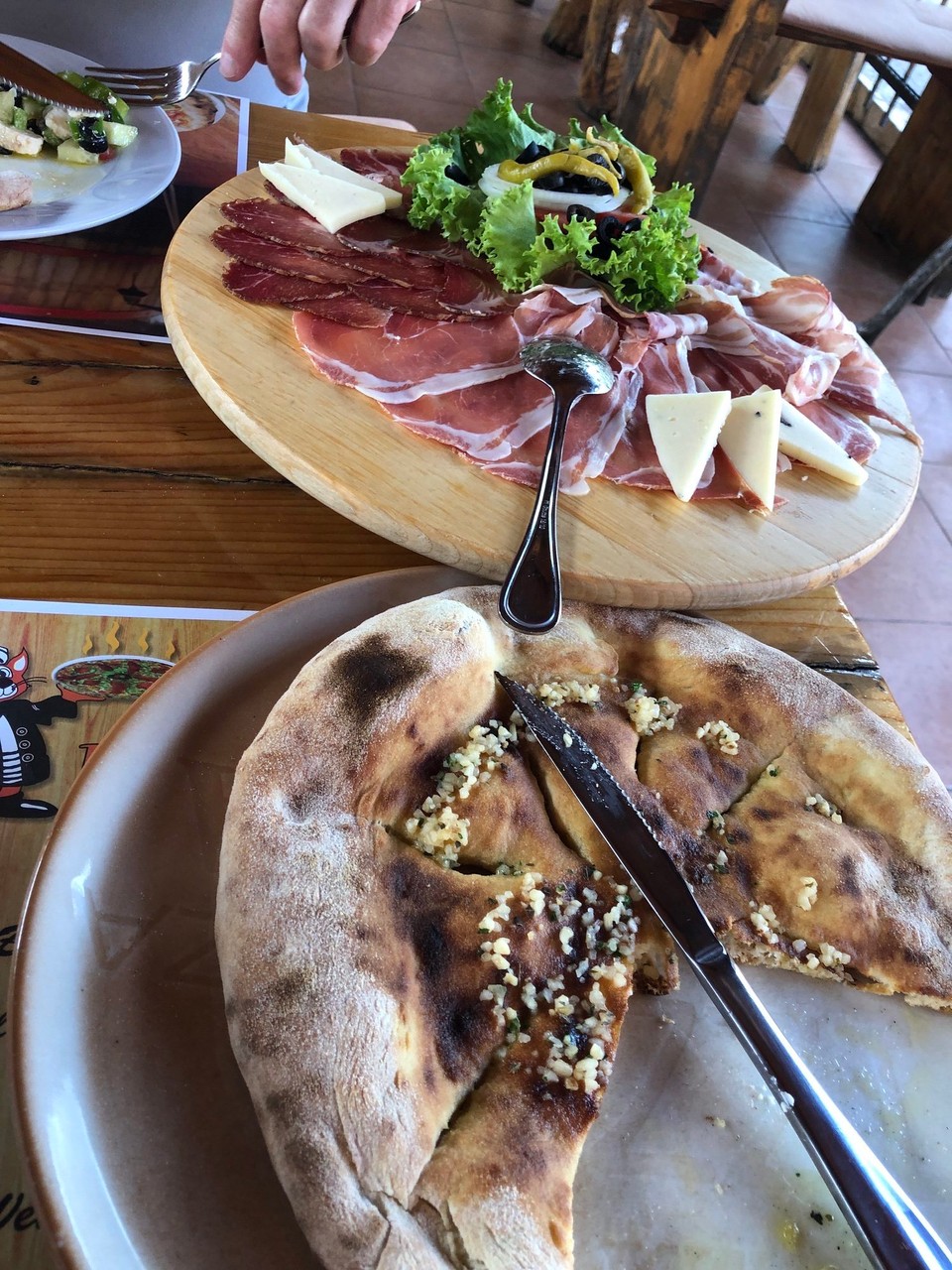 Kroatien - Grožnjan - Istrische Platte mit Pizzabrot