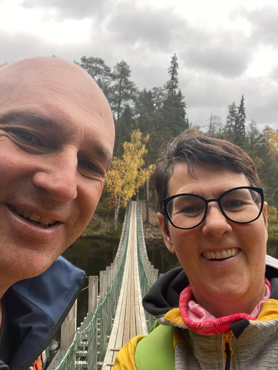 Finnland - Rukatunturi - Hängebrücke Nr. 2