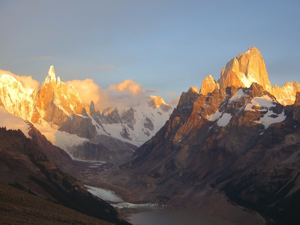 Argentina - El Chaltén - Les 2 monts superbement degages!!!