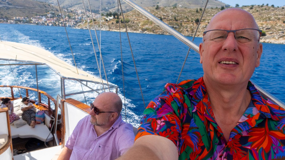 Griechenland - Symi - Die Poseidon muss sich bei dem Wind ordentlich anstrengen.