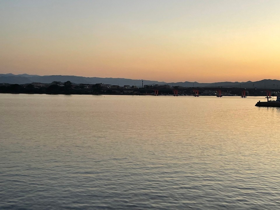 Italien - Olbia - Abendstimmung am Hafen 