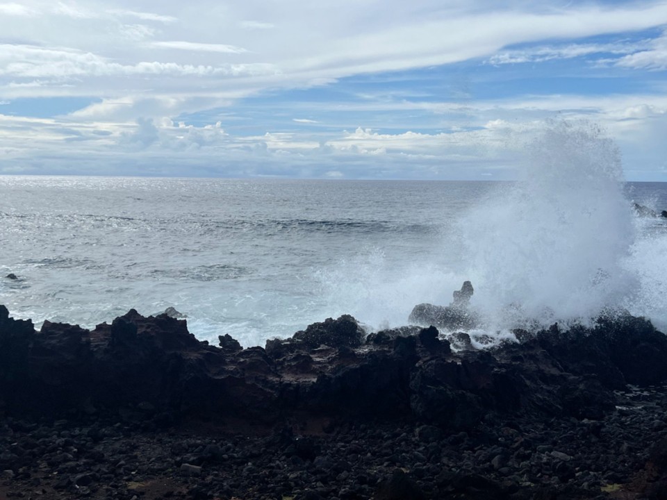 Chile - Easter Island - It’s a bit rough!