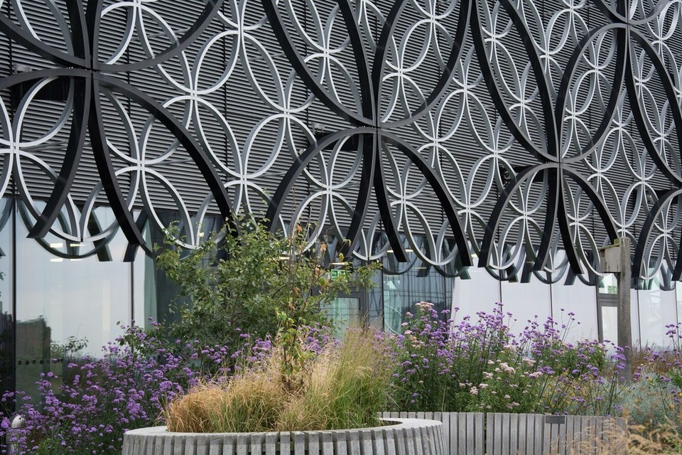 United Kingdom - Birmingham - Rooftop garden at the library