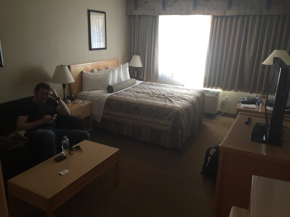 Canada - Coquitlam - Onze hotelkamer in Coquitlam