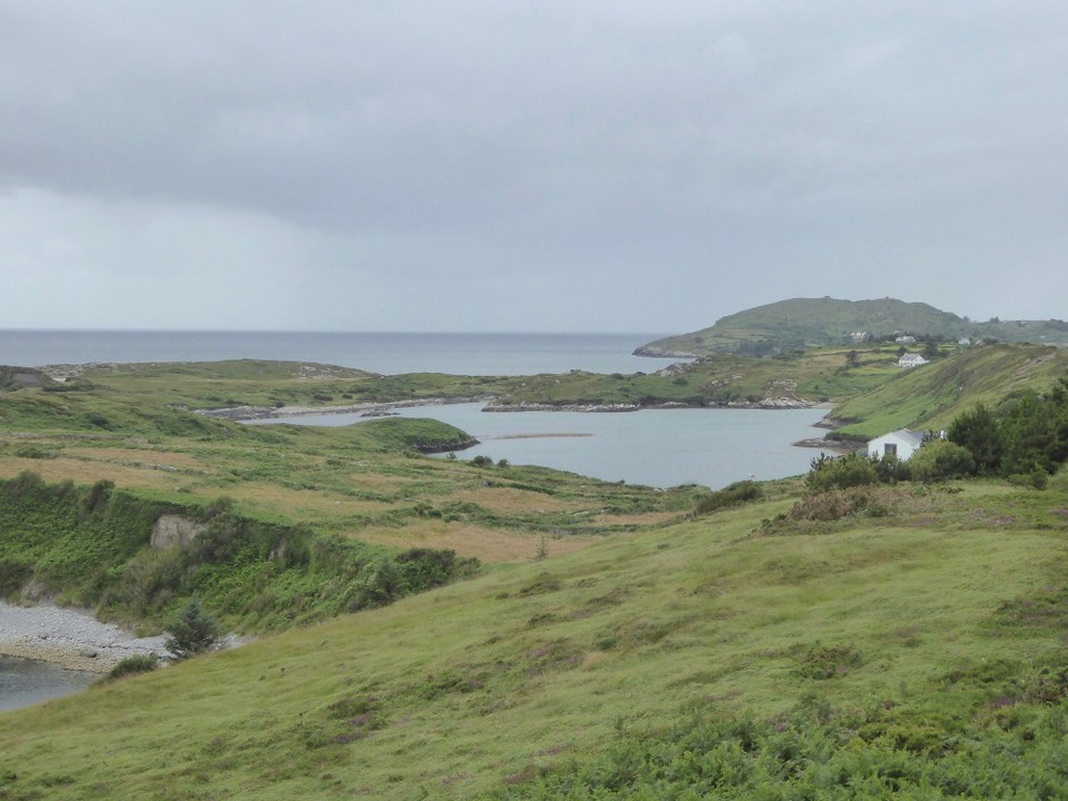 Ireland - Bere Island - Lonehort or Longphort is of Norse origin, meaning a fortified ship harbour; an artificial breakwater formed by dumping a large amount of stones is at the entrance to the harbour, and there is evidence of a Naust on the shoreline. Nausts are Scandinavian shelters used for repair of boats.