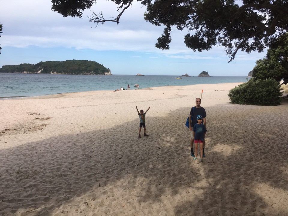 Neuseeland - Hahei - Wir haben Hahei Beach erreicht.