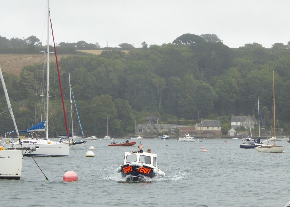 United Kingdom - Helston - After watching the mens’ semi-finals at Wimbledon, it stopped raining so we decided to go ashore using the water taxi. 