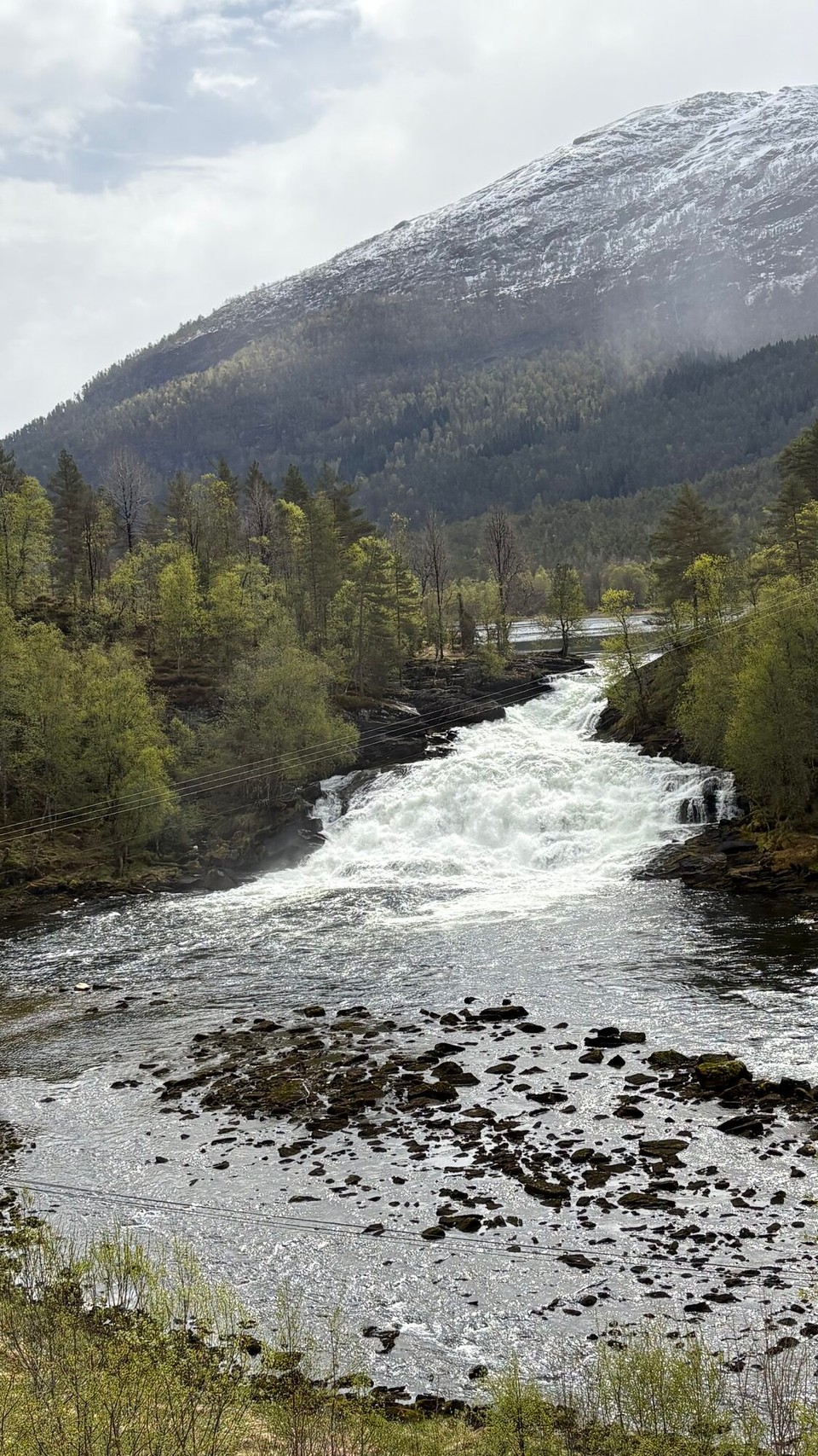 Norwegen - Briksdalsbre - Kleiner Wasserfall 