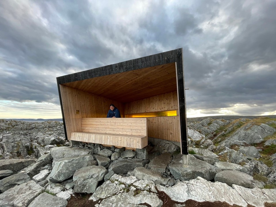 Norwegen - Vestre Jakobselv - mit schicker Aussichtsplattform 
