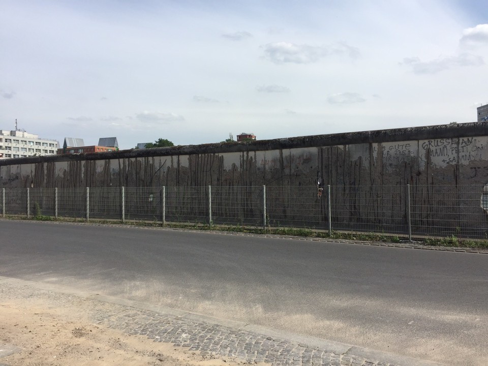 Germany - Berlin - Divided by this wall. You can see this just down from Checkpoint Charlie at the Topographie see Terrors.