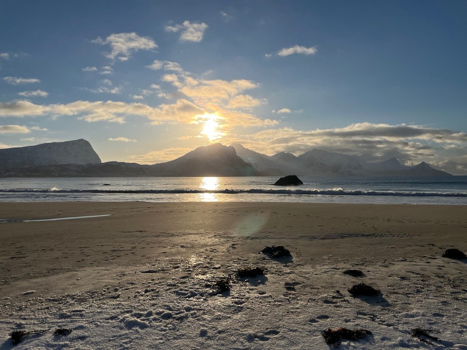 Norwegen - Bøstad - Hauklandstranda