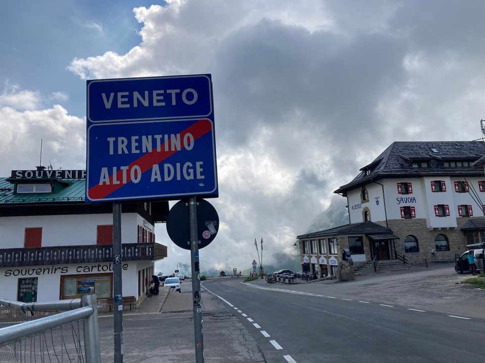 Italien - Livinallongo del Col di Lana - Wir erreichen Venetien