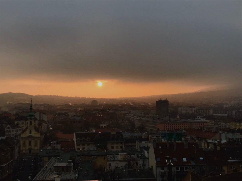 Ungarn - Budapest VIII. kerület - Castle District | Winter Sky