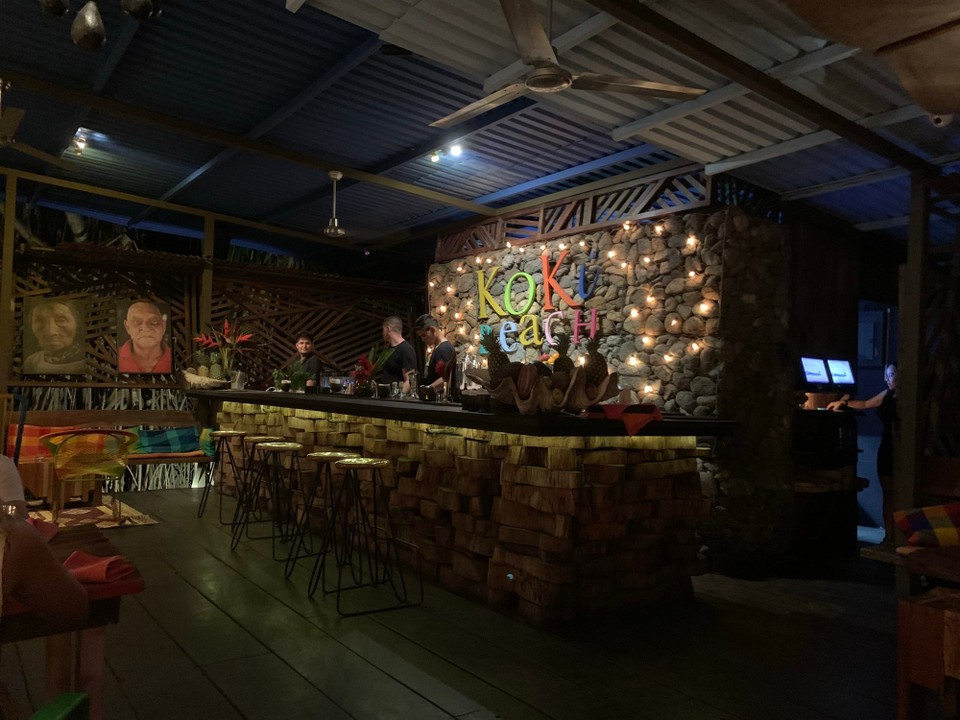 Costa Rica - Talamanca - Eigendlich wollten wir ja keine Bilder mehr aus den Restaurants posten ... das Essen war sehr lecker.