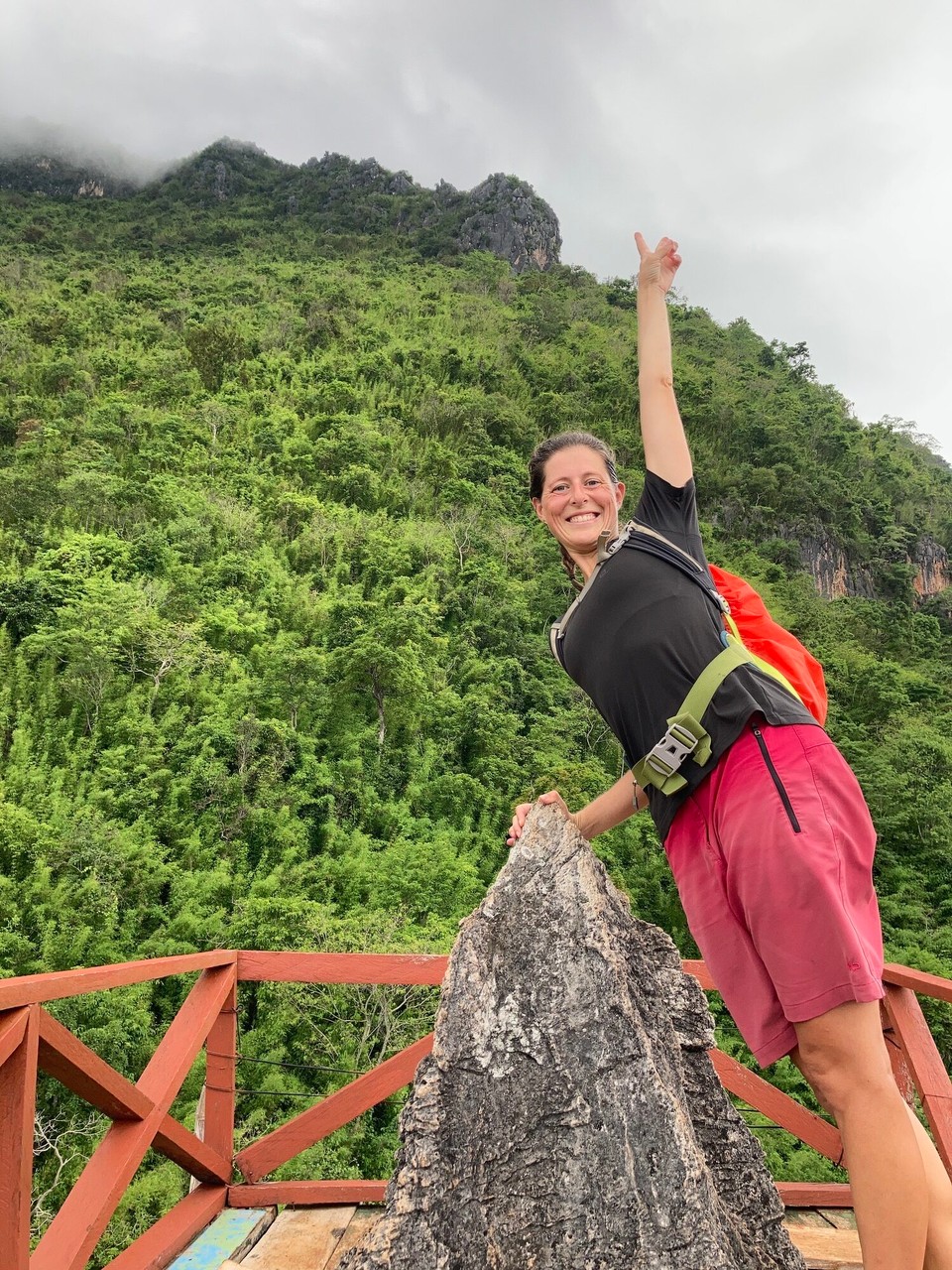 Laos - Ngoi - Leider nicht bis ganz auf den Berg, aber der Gipfel an der Stelle ist geschafft 😎