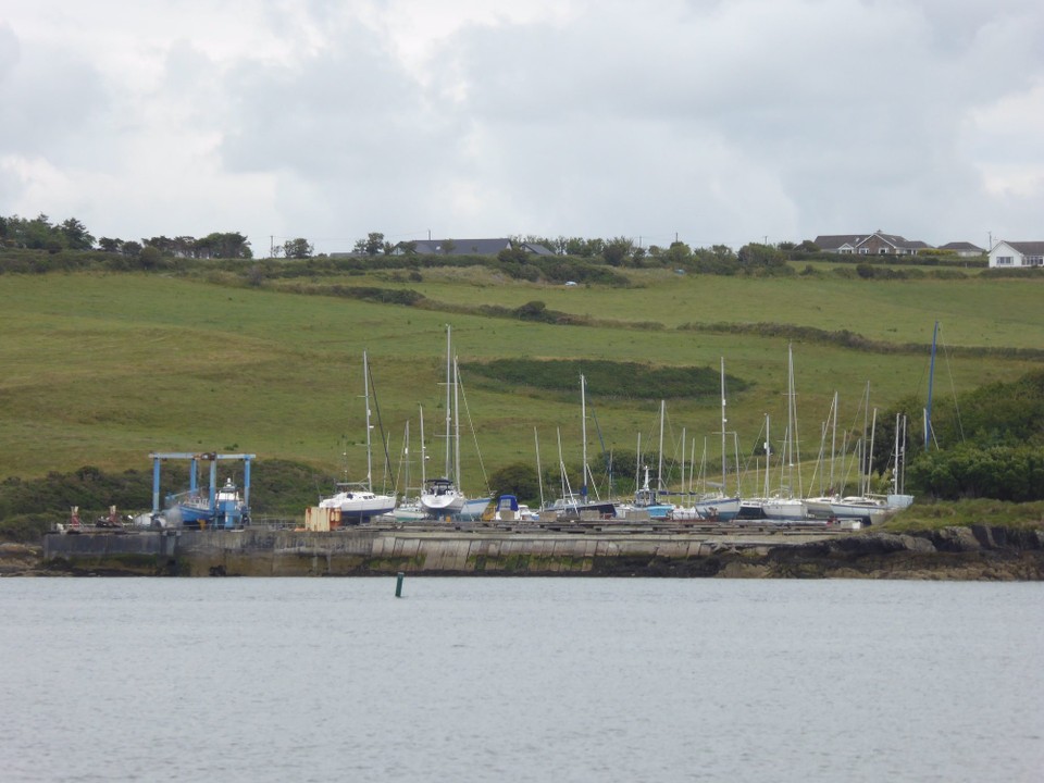 Ireland - Oysterhaven - We have booked Avalon to be lifted and stored here at Kinsale Boatyard over the winter.