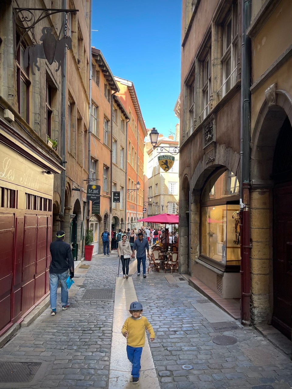 Frankreich - Lyon - Rue du Bœuf in der Altstadt von Lyon 