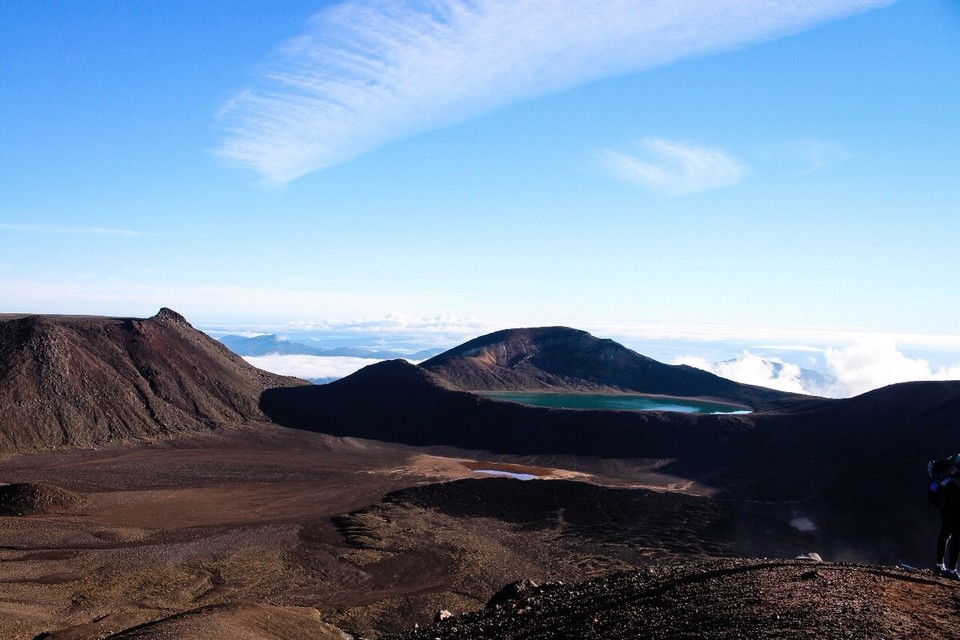Neuseeland -  - Da sind wir früh lang gelaufen, vorbei am Blue Lake 