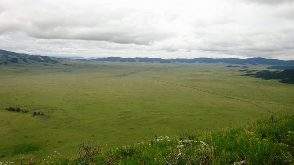 Mongolia - Murun - View from the top of the volcano