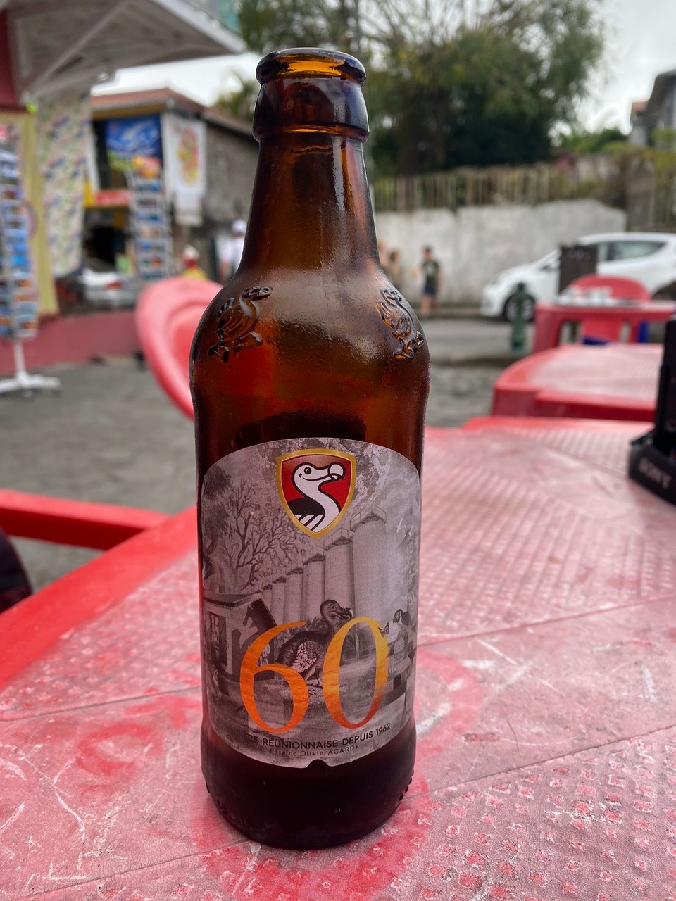 Réunion - Salazie - Siegerbier - auch ein Dodo