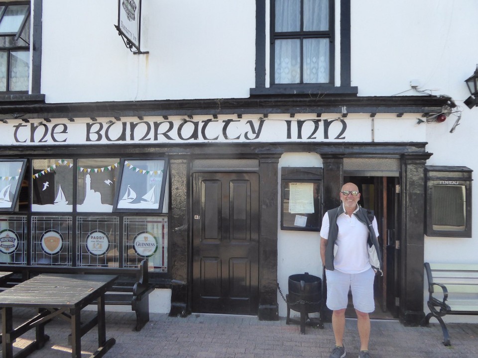 Ireland - Schull - Hearing Bunratty’s was the place for a Guinness, we headed to the top of town.  Just as we and five other people arrived at 6pm, the landlord literally shut the door in our face!