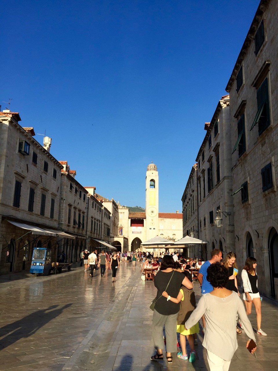 Kroatien - Dubrovnik - Gewienerter Mamorboden
