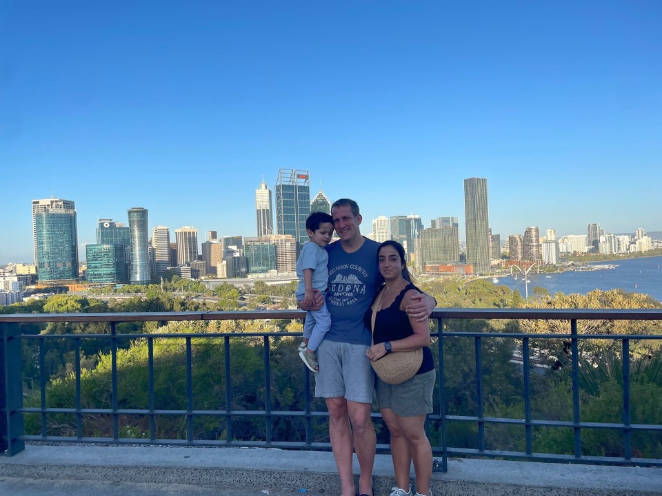 Australien - Kings Park - Von hier oben hat man einen wunderbaren Blick über Perth.