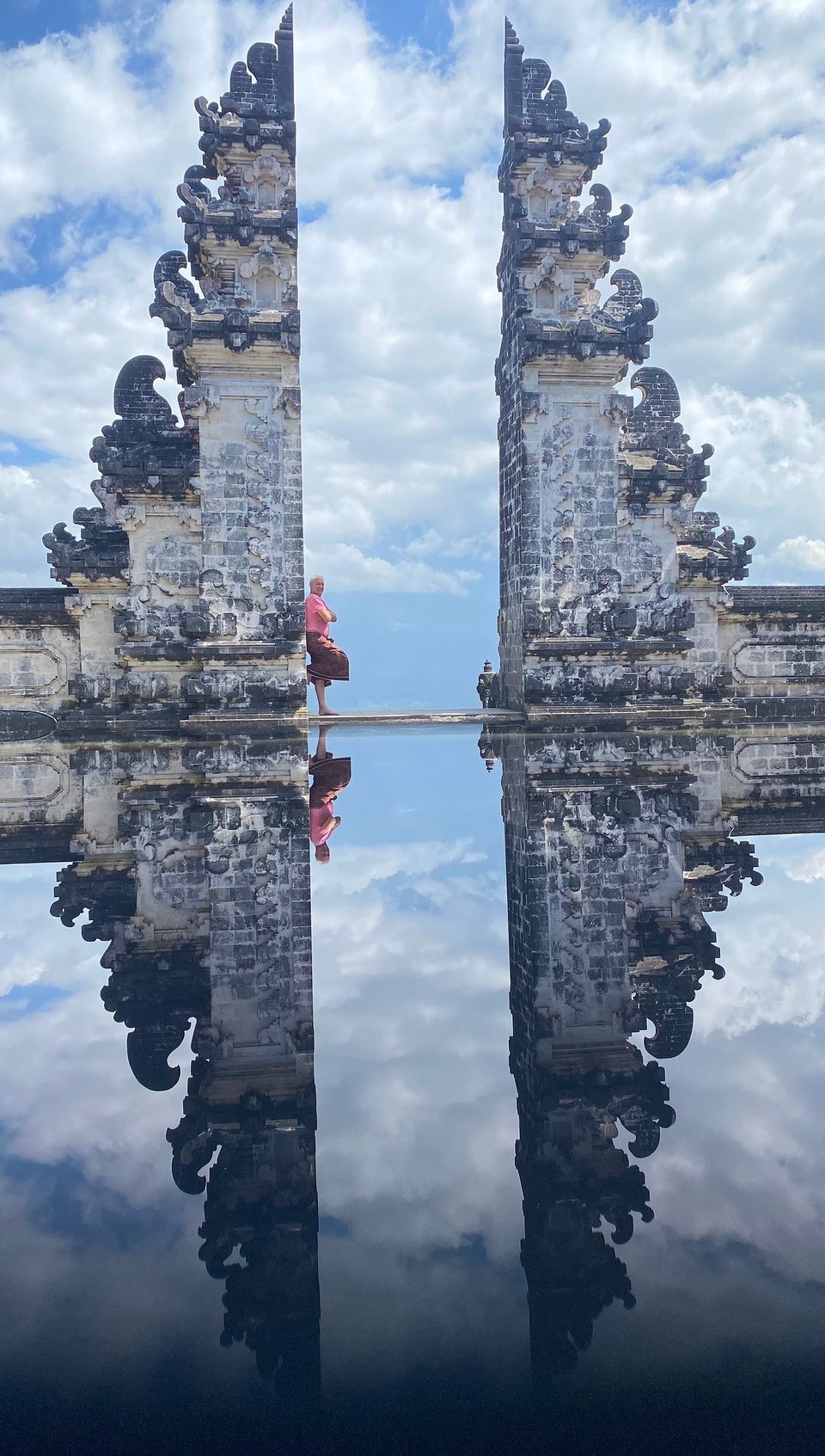 Indonesien - Karangasem - Natürlich haben auch wir diesen Fake mitgemacht.