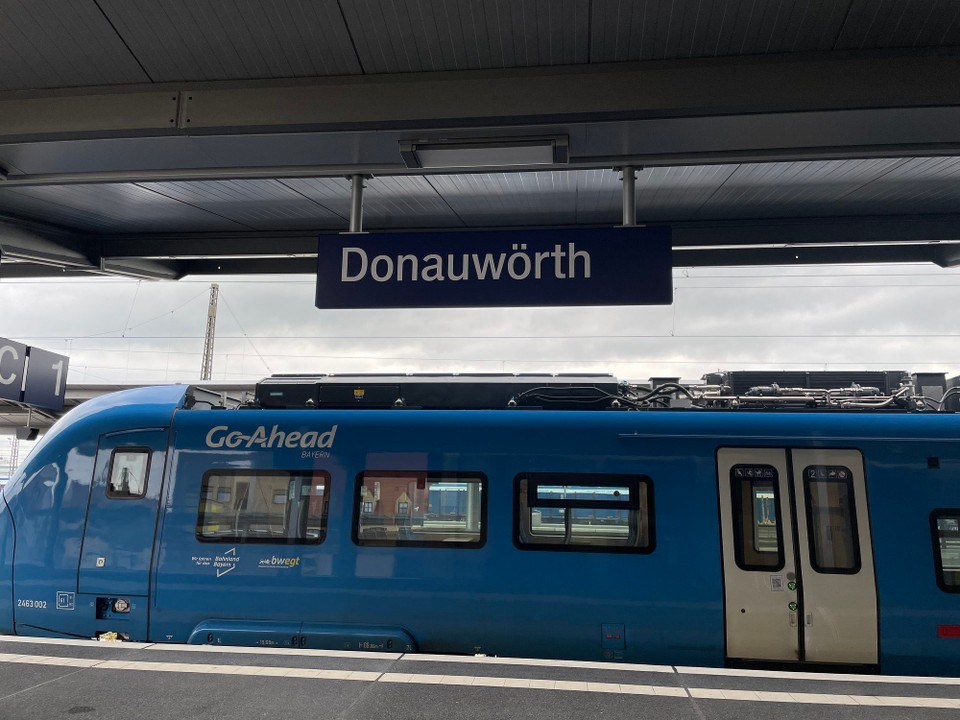 Deutschland - Donauwörth - Nach 7 1/2 Stunden am Ziel.