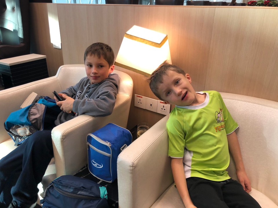 Singapur - Changi - Kurze Pause in der Lounge
