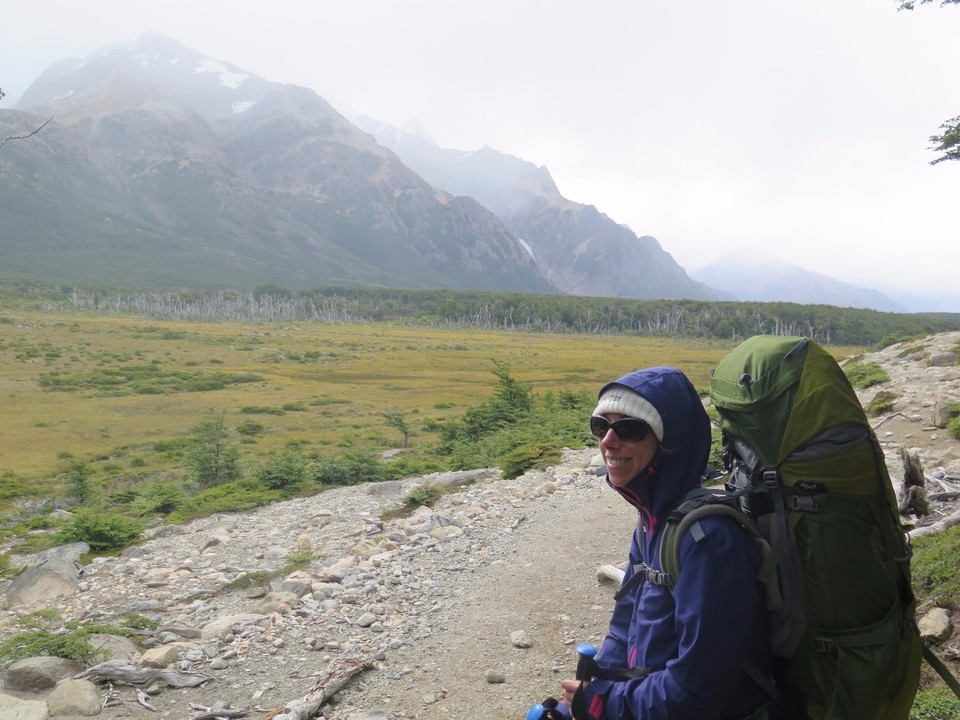 Argentina - El Chaltén - Meme journee, temps different, tantot en teeshirt, tantot plus couverts... 