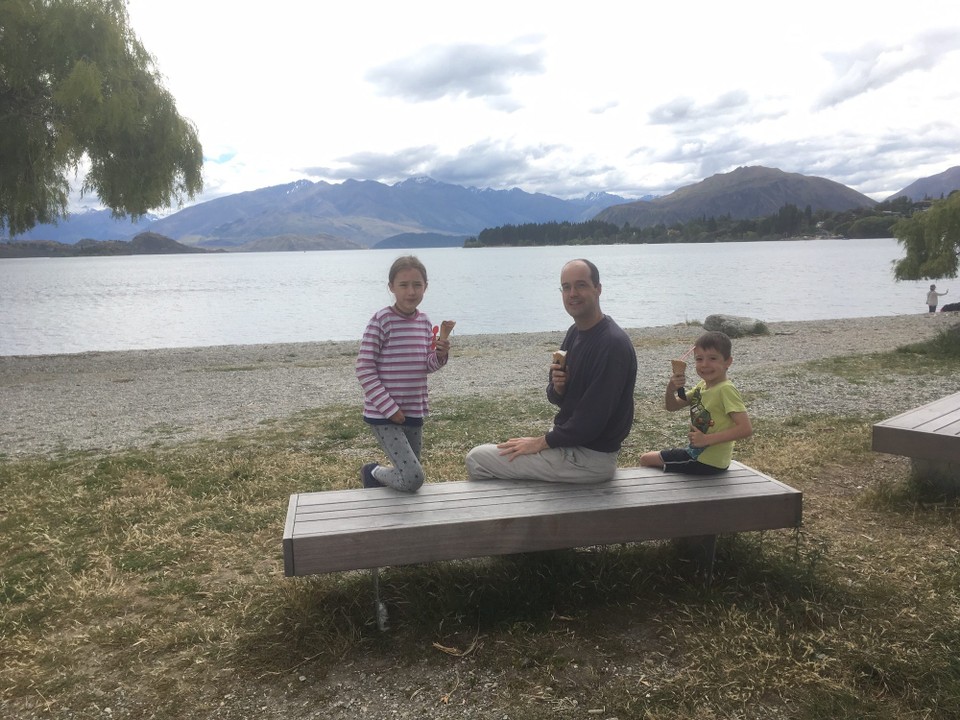 Neuseeland - Wanaka - Wir haben Schokolade, Mango, Zitrone und Hokey Pokey probiert. Und sie waren wirklich gut.