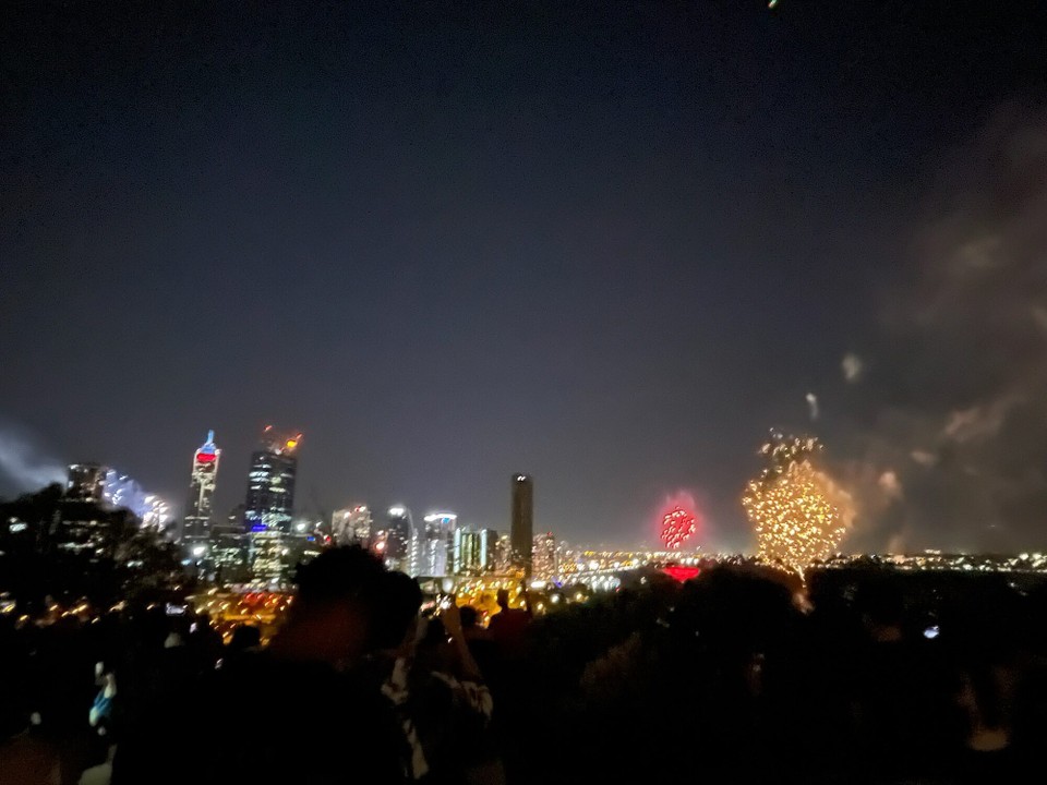 Australien - Kings Park - Von wo man einen sehr guten Ausblick auf das Silvester-Feuerwerk hatte.