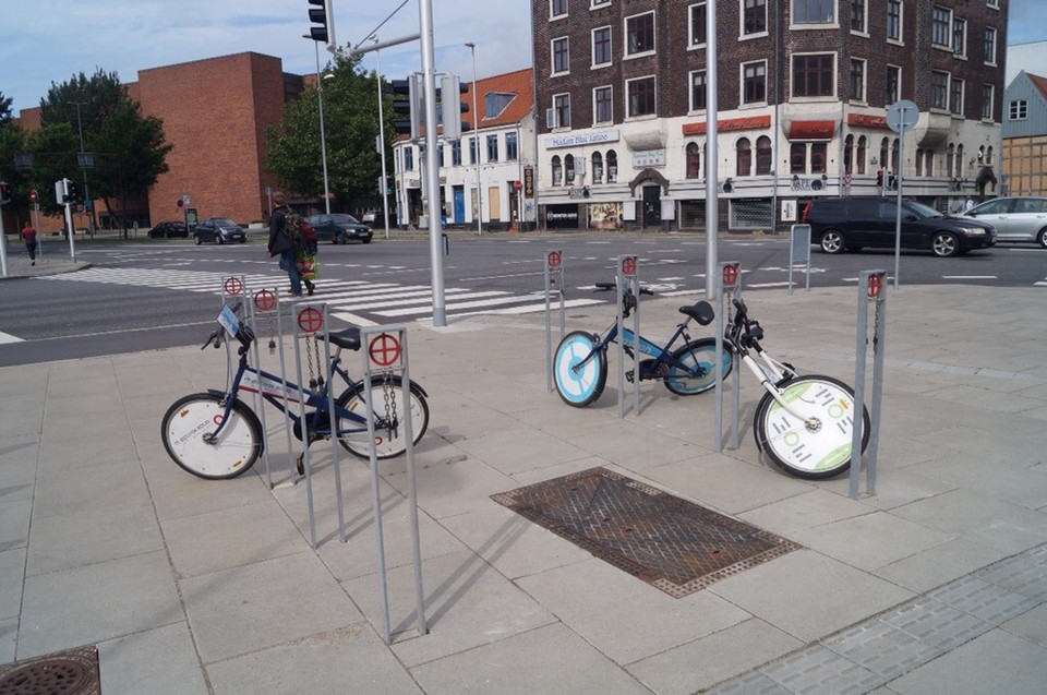 Dänemark - Århus - Bike's zum Ausleihen.