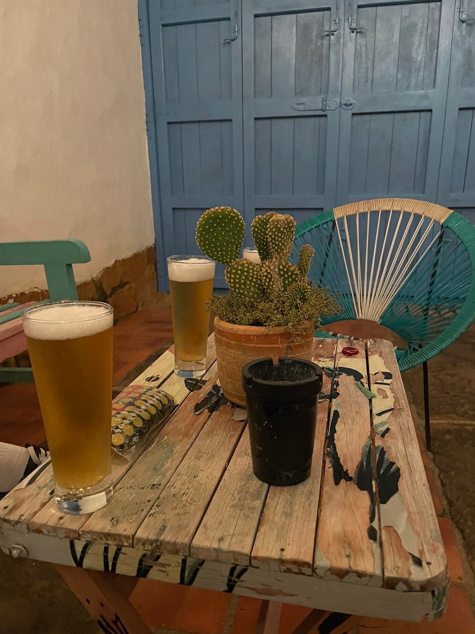 Kolumbien - Barichara - Und ein 🍻 am Abend 