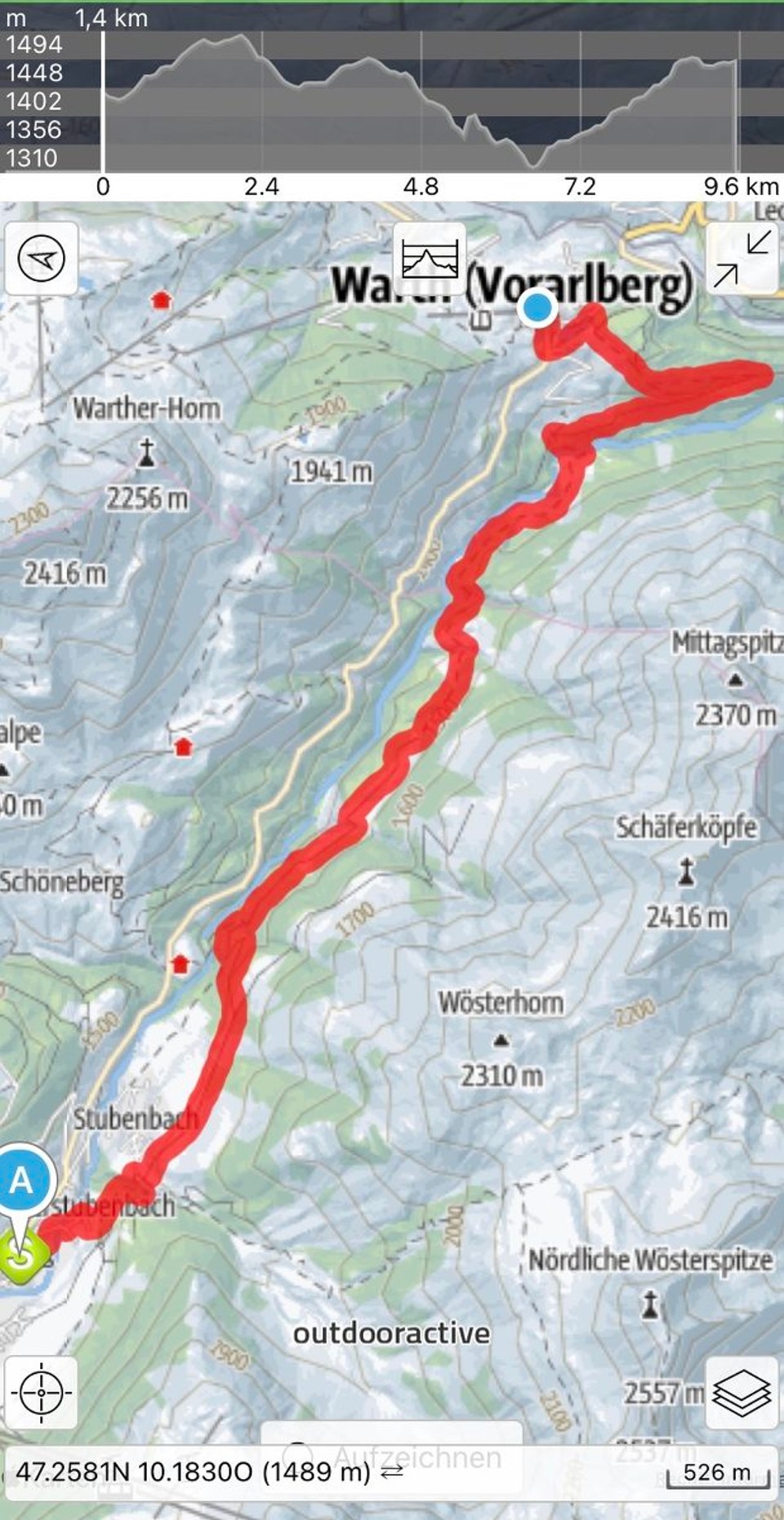 Station 37 -  - Die heutige Etappe war verhältnismäßig kurz hatte aber so einiges an Höhenmetern zu bieten. 